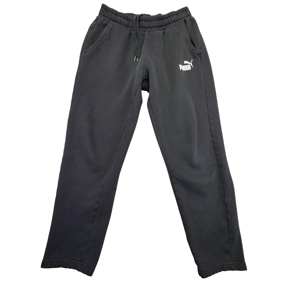 Puma Sweatpants Joggers Men's Medium Black‎ Athletic Pants Athleisure Sportswear